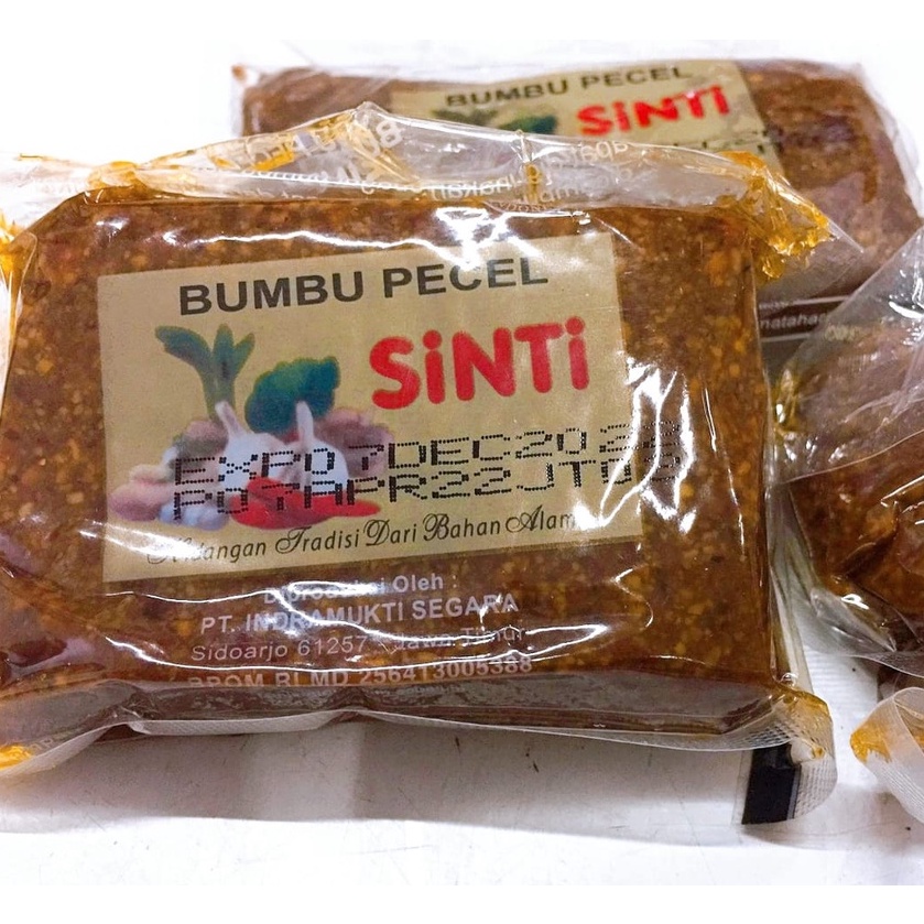 Jual Bumbu Sambel Pecel Kacang SINTI - Kemasan 100 Gr | Shopee Indonesia