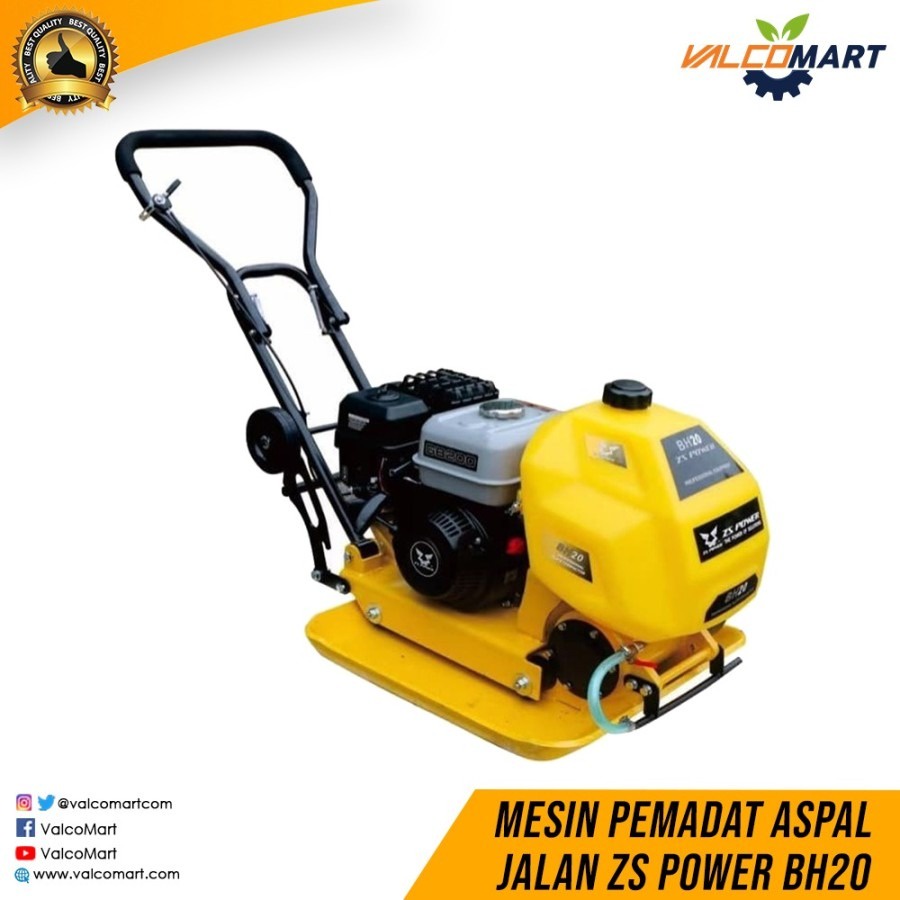 Jual ZS Power Mesin Pemadat Aspal Jalan BH20. Plate Compactor | Shopee ...