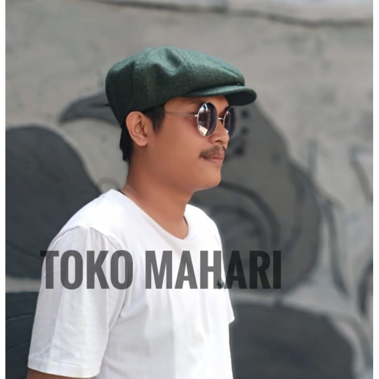 Jual ADMN Newsboy cap / topi jamur / topi baret / topi sutradara / topi ...