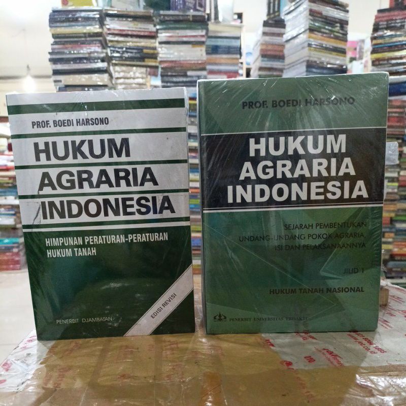 Jual PAKET 2 BUKU: HUKUM AGRARIA INDONESIA HIMPUNAN PERATURAN-PERATURAN ...