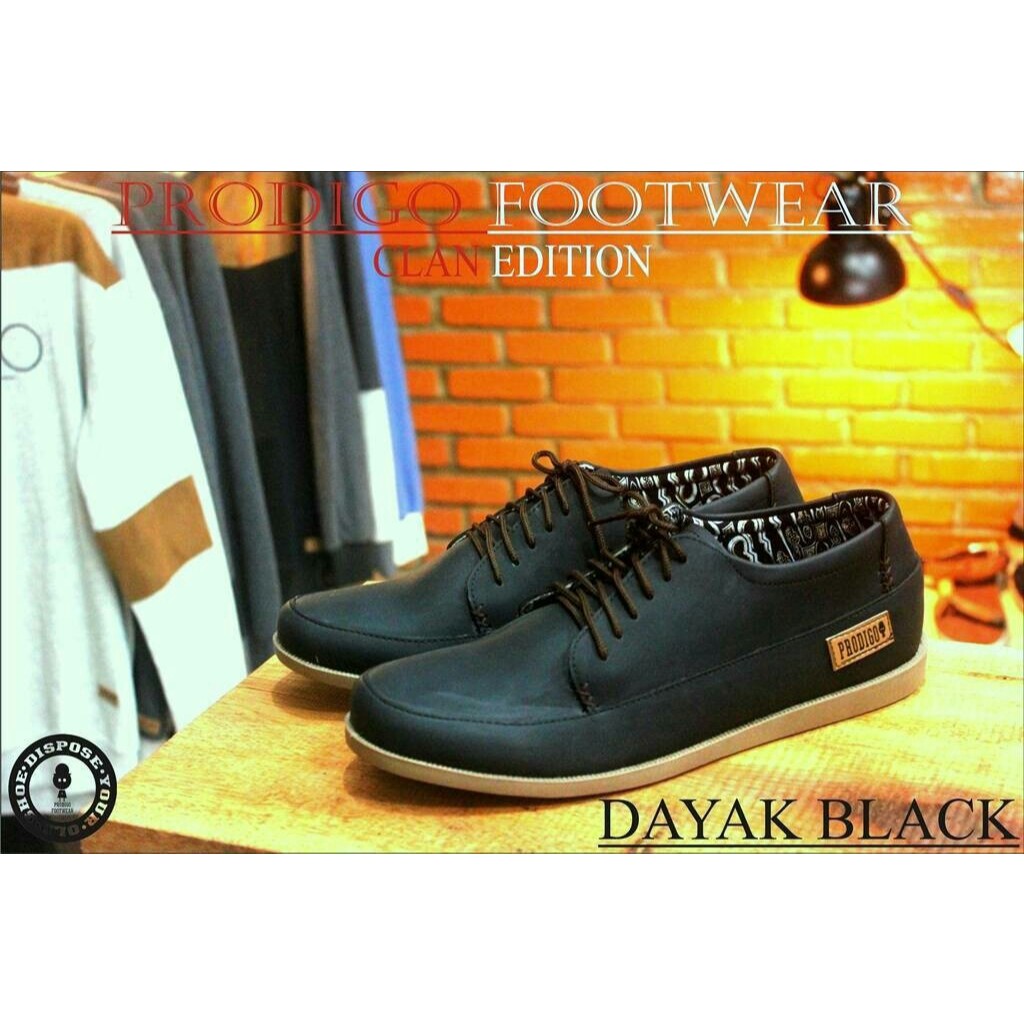Jual PRODIGO x RP ORIGINAL - Sepatu Prodigo Dayak Hitam Tan | Shopee ...