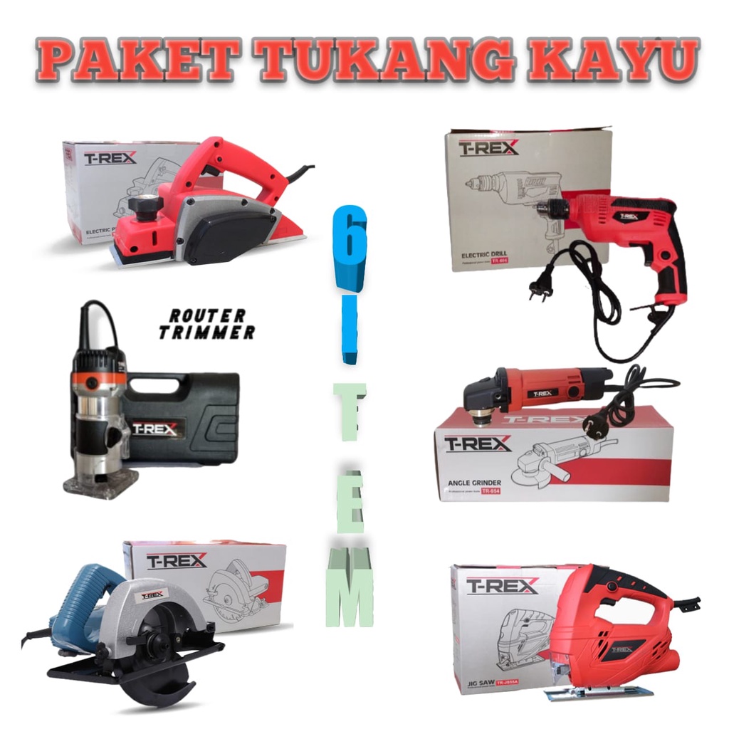 Jual New Promo Paket Tukang Kayu Item Original Mesin Profil