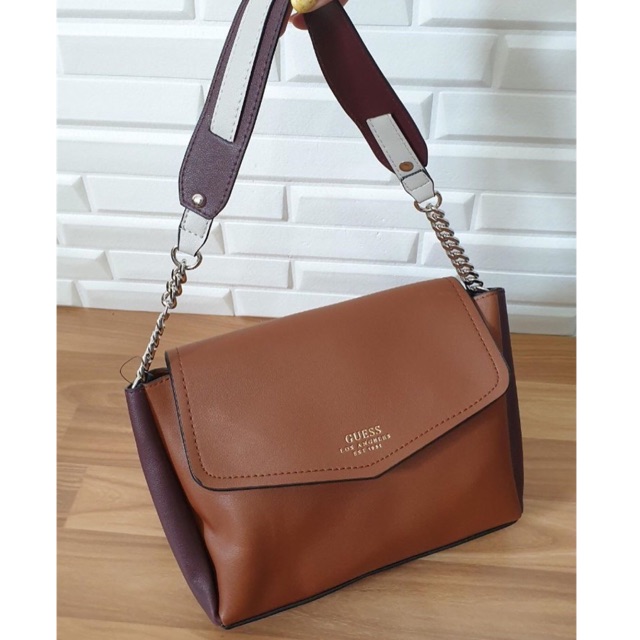 Guess ella shoulder online bag