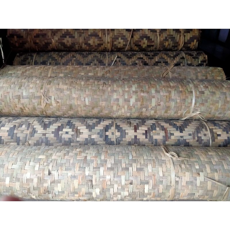 Jual Gedeg/Bilik bambu motif polos dan daging 2x3M | Shopee Indonesia
