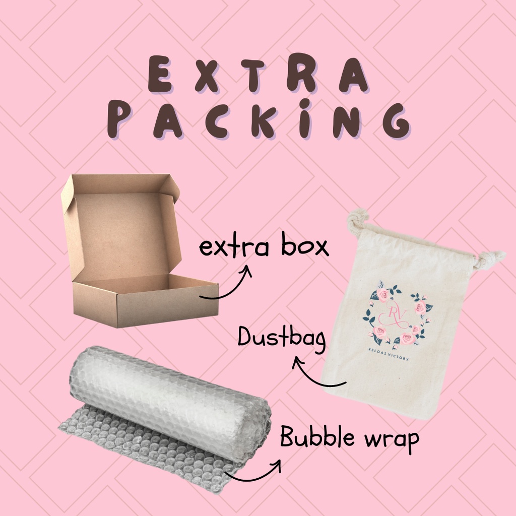 Jual EXTRA PACKING BOX BUBBLE WRAP DUSTBAG Shopee Indonesia