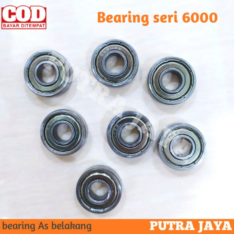 Jual Bearing 6000 zz Laher Sepeda As Hub belakang cones Bubut Laker ...