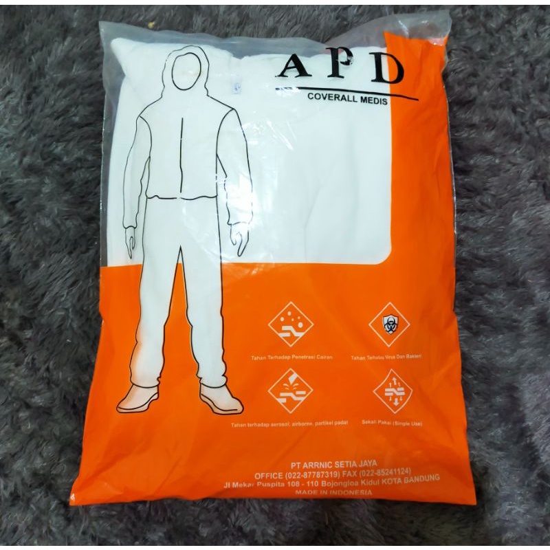 Jual COVERALL MEDIS BAJU APD COVID / BAJU MEDIS LENGKAP / APD DOKTER ...