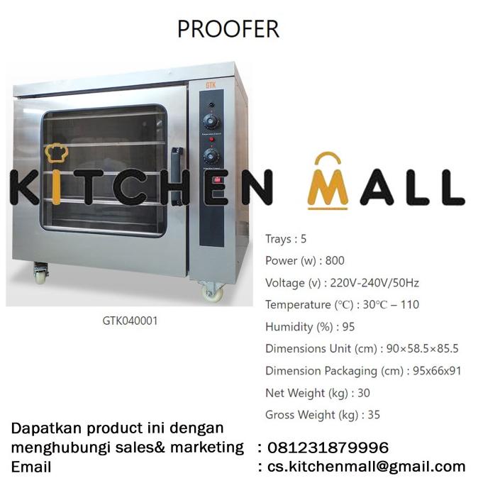 Jual GTK040001 Proofer Roti Mesin Proofing Pengembang Roti | Shopee ...