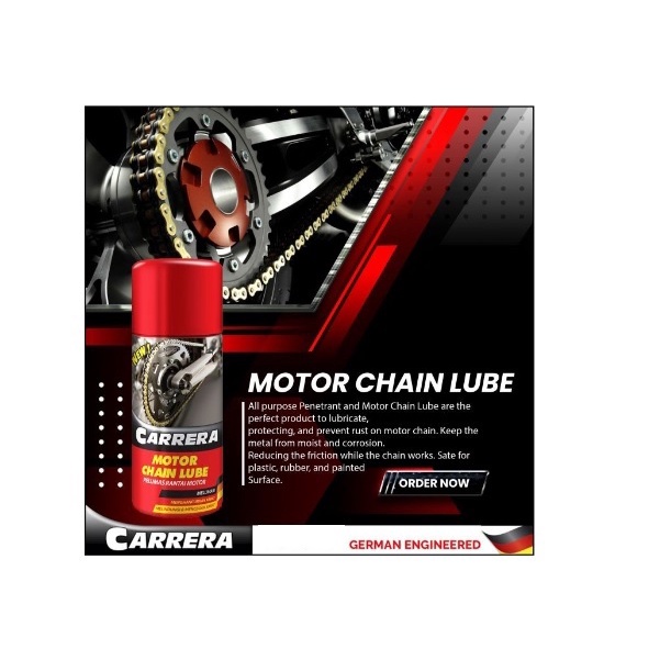 Jual CARRERA Chain lube Minyak Rantai Pelumas Rantai Motor 110 mL ...