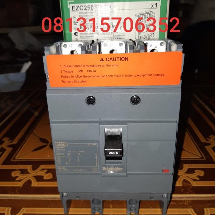 Jual Mccb Ezc 250f 250a 3phase Schneider Shopee Indonesia