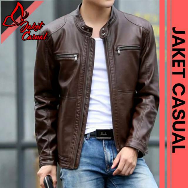 Jual Jaket Kulit Motor Bikers Bandung & Jaket Kulit Motor Terbaru Dark