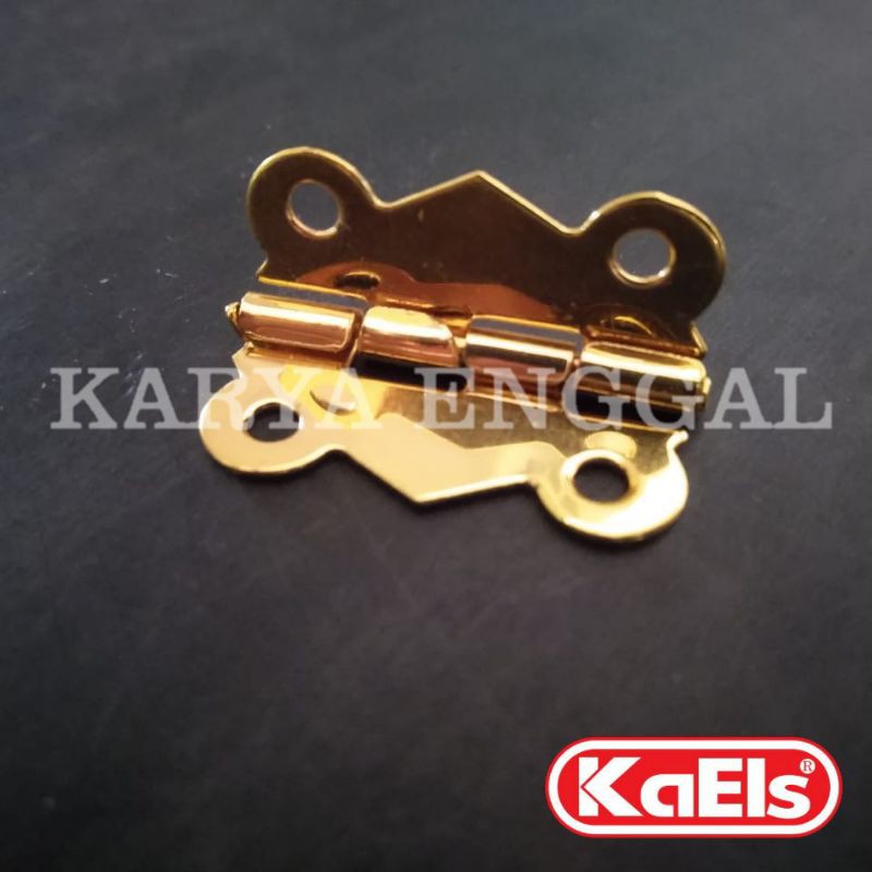 Jual Engsel Mini Antik Gold Chrome 20x24 Engsel Kupu Mini Engsel