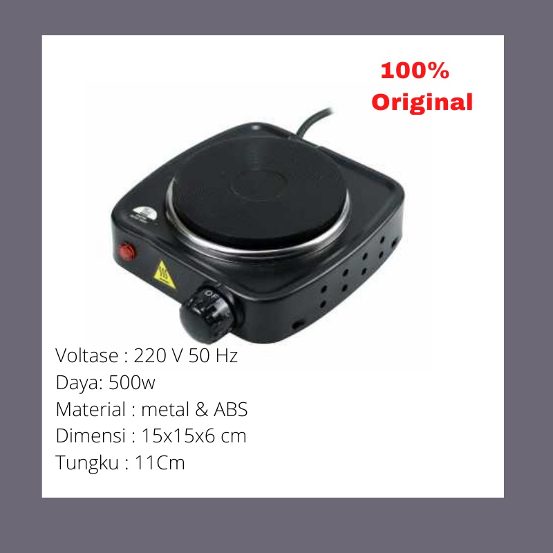 Jual kompor listrik mini/Taffware Kompor Listrik Mini Hot Plate Cooking