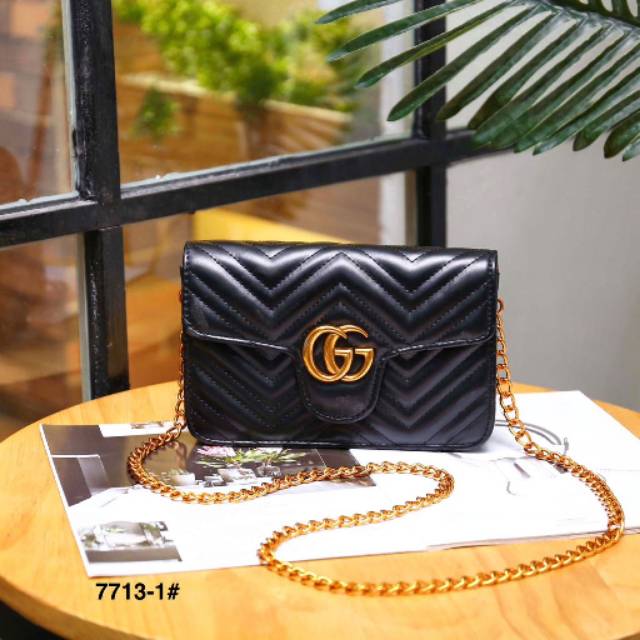 Jual Tas Gucci Marmont Matelasse Sling Bag Gucci Tas Batam Shopee