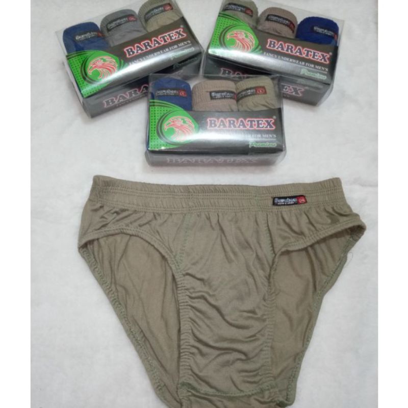 Jual 3pcs Celana Dalam Pria Baratex Premier, CD Pria Baratex Termurah ...
