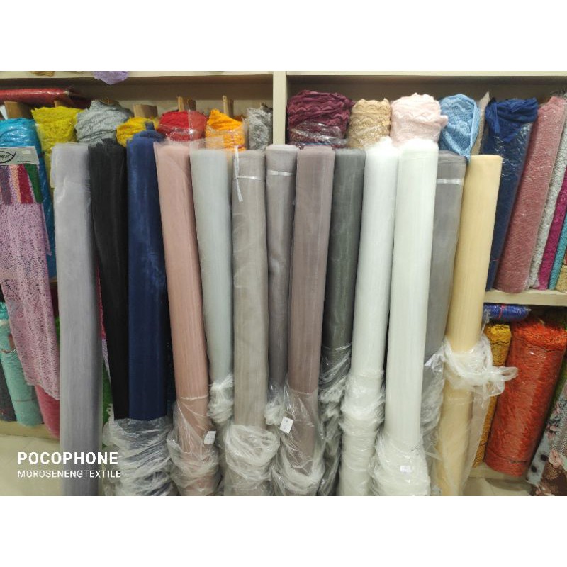 Jual Kain Crinoline Segnet Tile Gazar | Shopee Indonesia