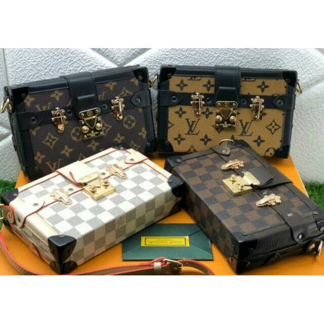 Jual Termurah Tas box kosmetik LV . LV kotak mini . TAS LV CAMERA