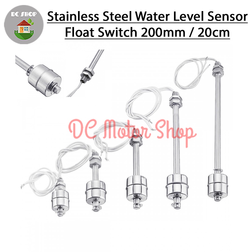 Jual Stainless Steel Liquid Water Level Sensor Float Switch 20cm ...