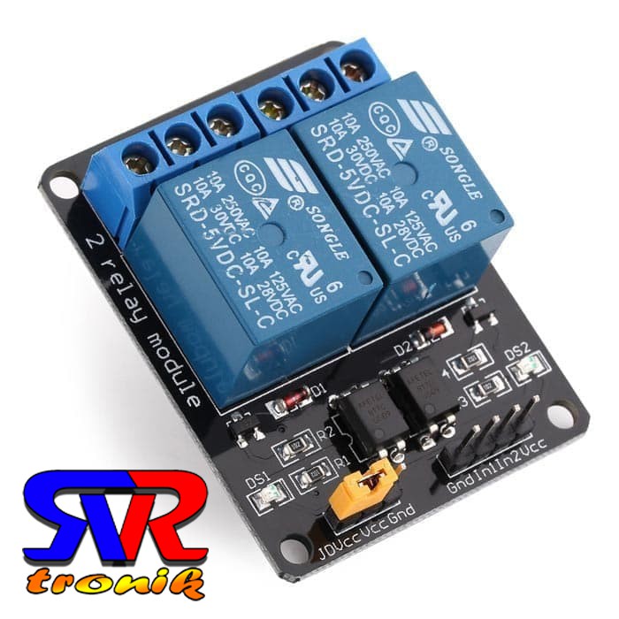 Jual module relay 2 channel 5v 2 channel arduino | Shopee Indonesia