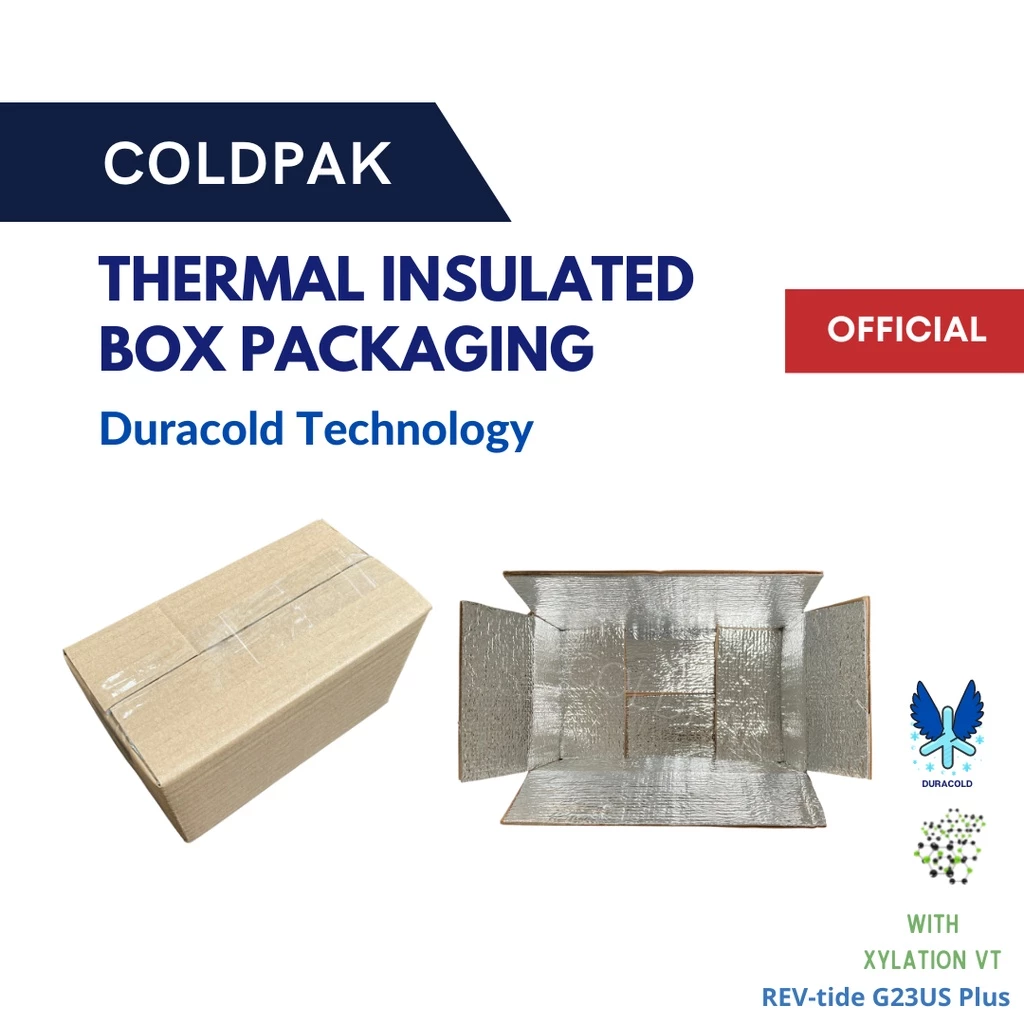 COLDPAK Thermal Insulated Box Dus Packaging Tahan Dingin Keluar Kota