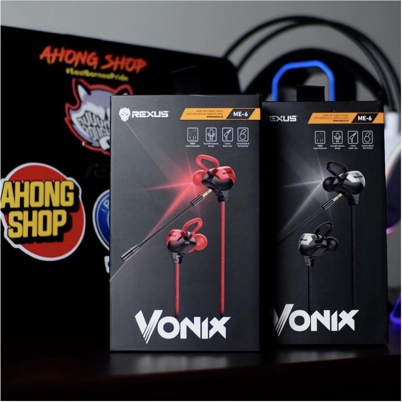 Jual NEW ARRIVAL REXUS VONIX ME 6 EARPHONE DOUBLE MIC Shopee