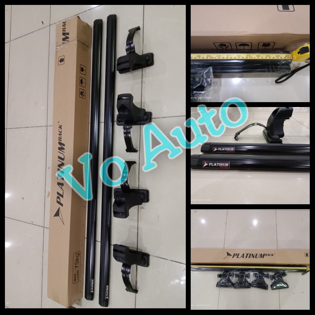 Jual Cross Bar / Sport Rack Kaki Rak Universal Crossbar Jepit Body ...