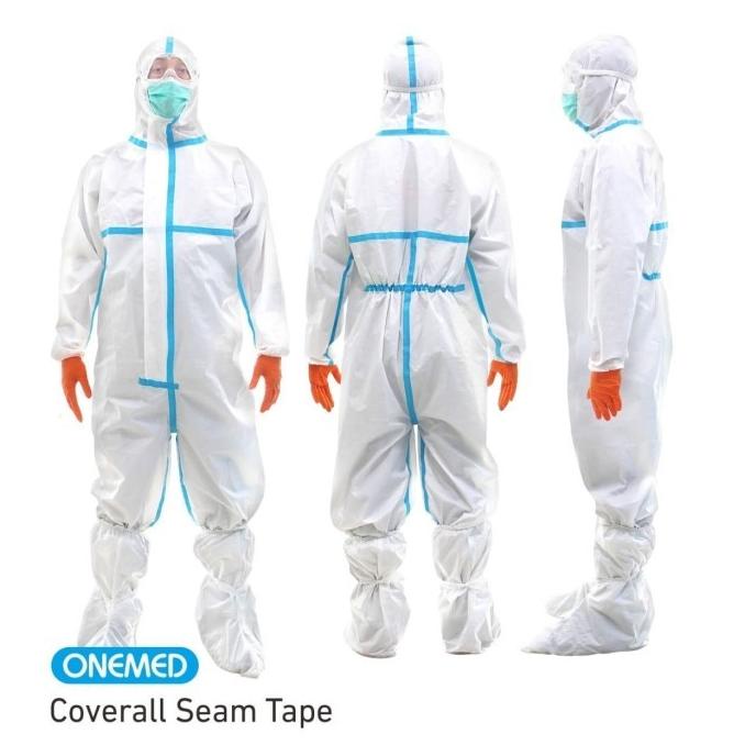 Jual Baju APD Coverall Putih Seam Seal Tape Onemed | Shopee Indonesia