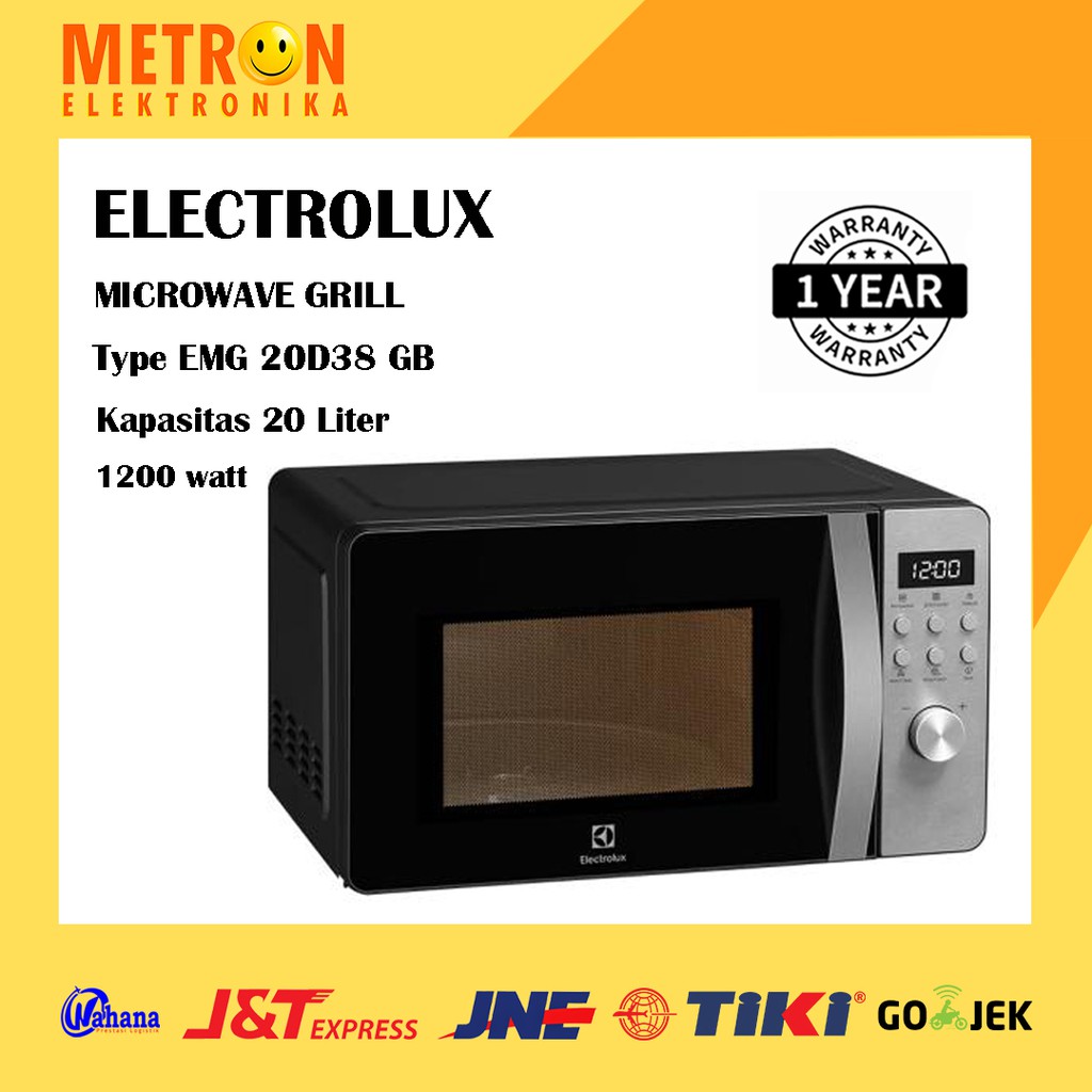 Microwave electrolux emg20d38gb sales