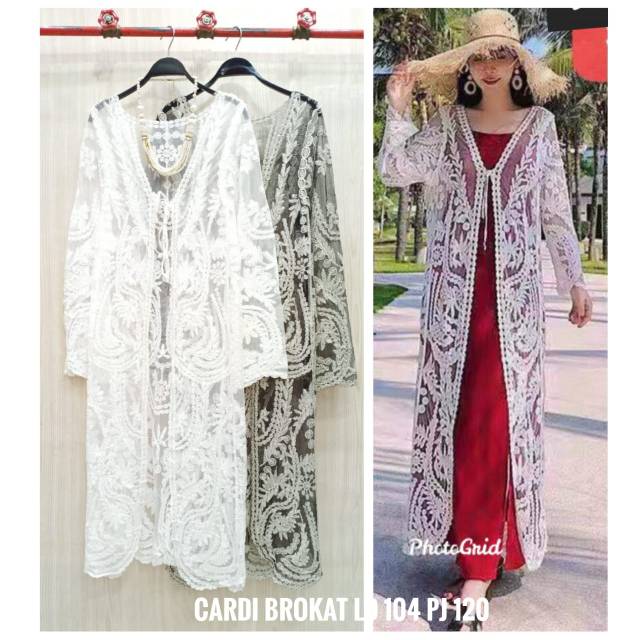CARDIGAN BROKAT CARDIGAN MODERN CANTIK
