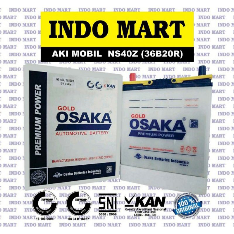 AKI MOBIL NS40Z 36B20R AVANZA XENIA RUSH TERIOS GRAND MAX APV LUXIO CARRY ATOZ ORIGINAL (OSAKA NS40Z)