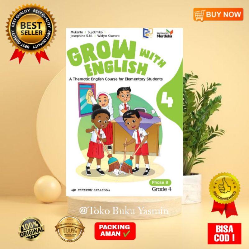 Jual Buku ESPS Grow With English SD/MI Kelas 4 Kurikulum Merdeka ...