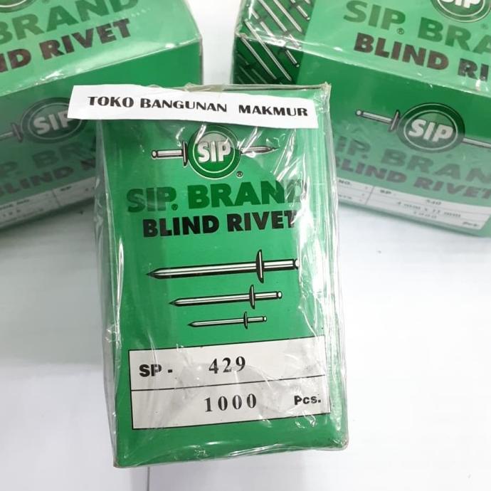 Jual Paku Rivet 429 Sip / Blind Rivet / Rifet Ripet Lipet / Paku Tembak ...