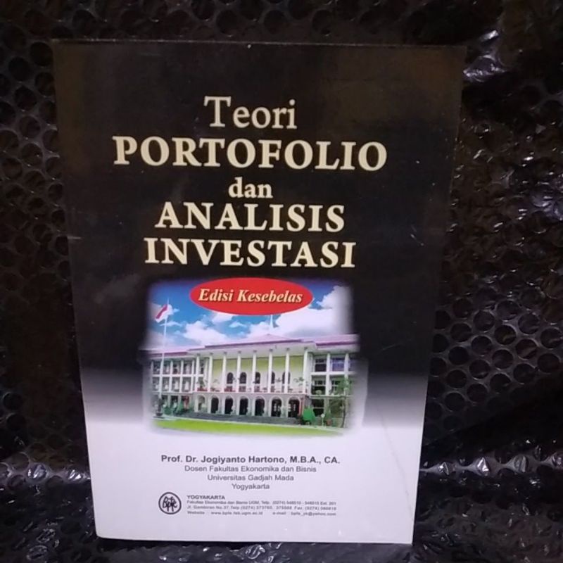 Jual Buku Teori Portofolio Dan Analisis Investasi Edisi Kesebelas By