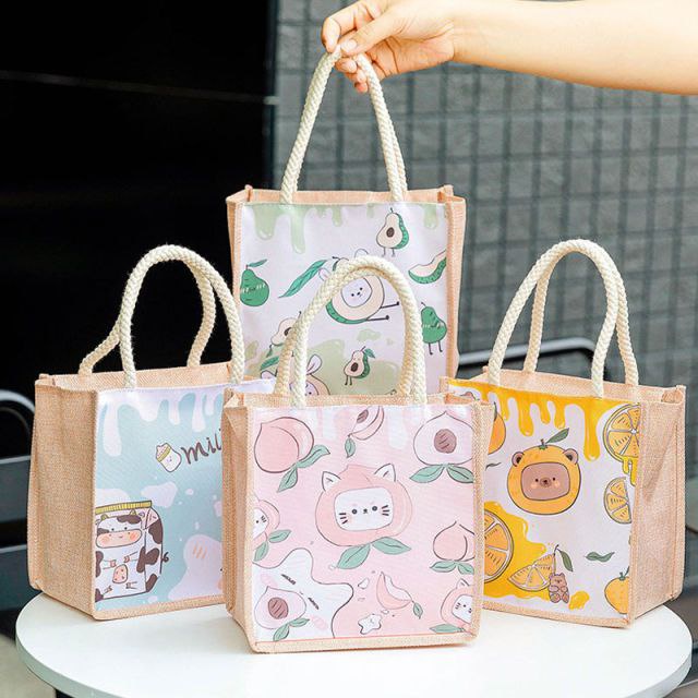 Jual Tas Kain Berkapasitas Besar-Tas Jinjing dengan Tas Rami Imitasi ...