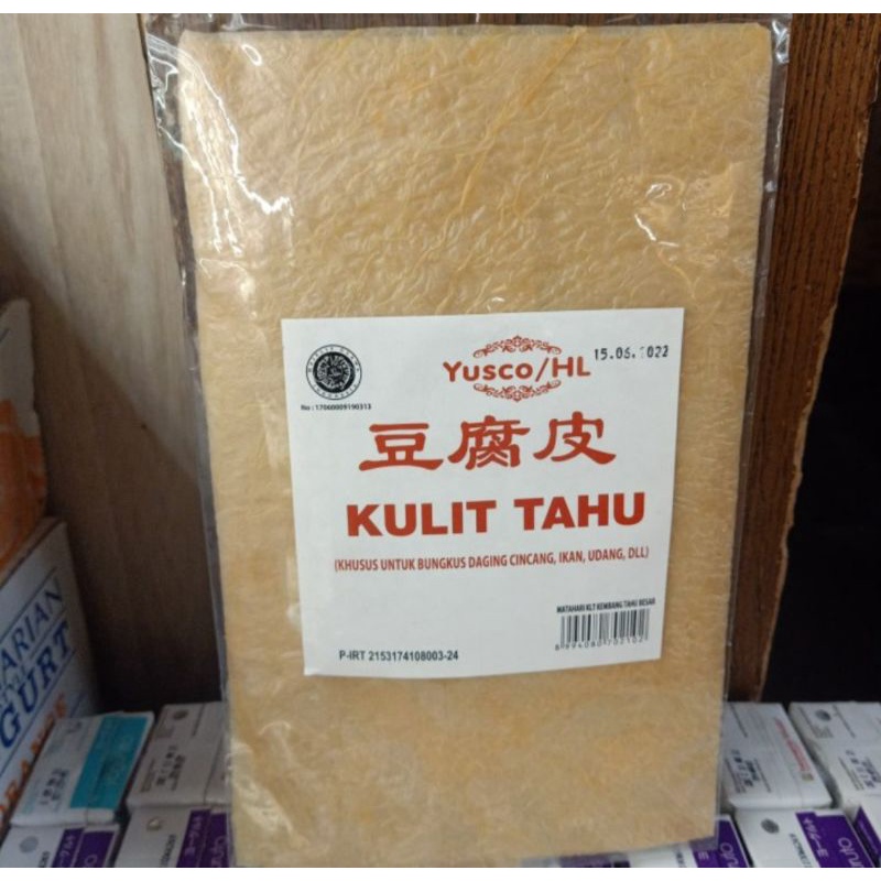 Jual YUSCO KULIT TAHU LEBAR LEMBARAN | Shopee Indonesia