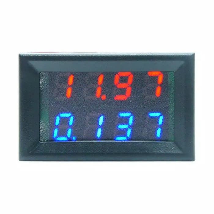 Jual voltmeter volt amper volt meter amper meter 4 bit 4 digit display ...