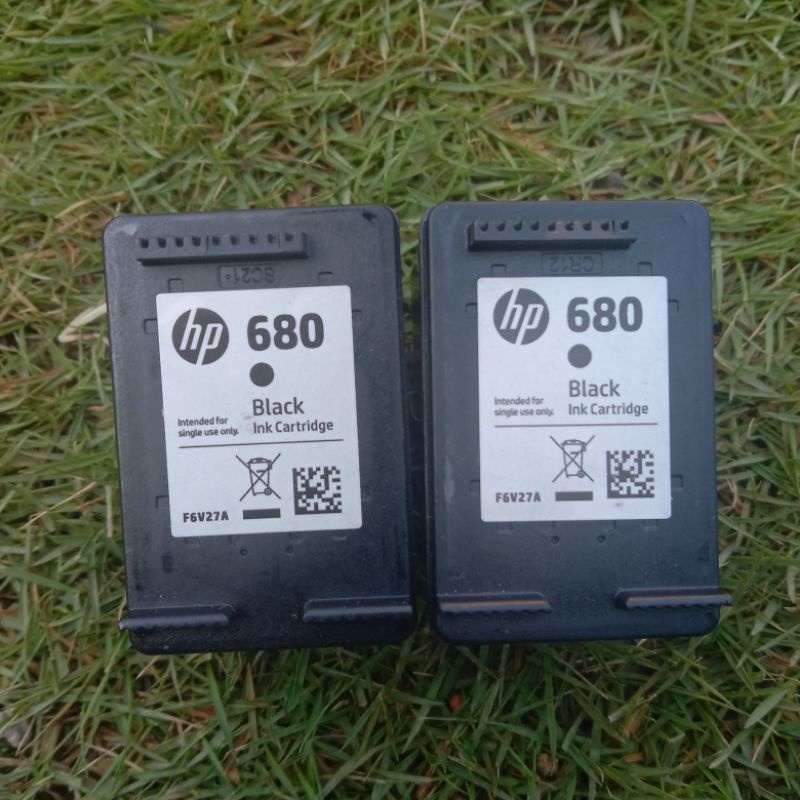 Jual Tinta hp 680 Cartridge Kosong Belum pernah refill Shopee Indonesia