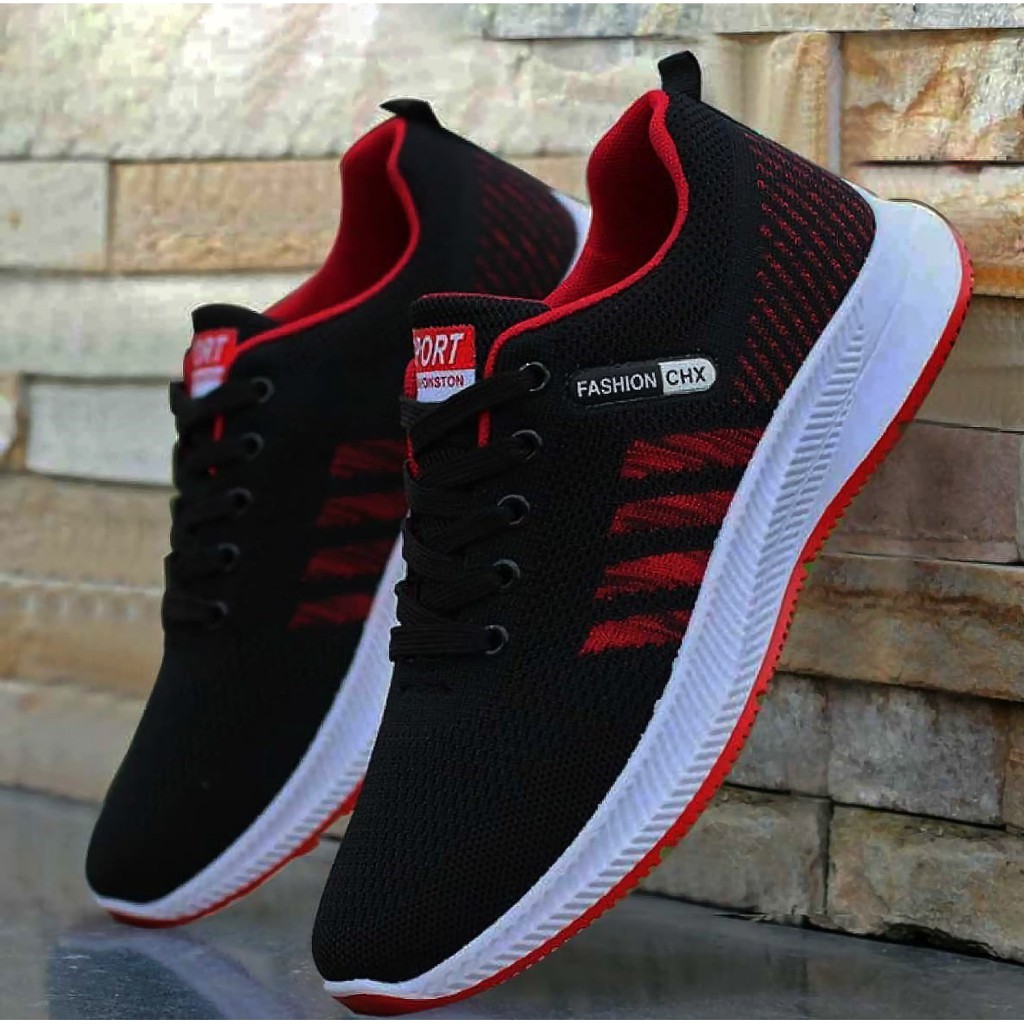 Sepatu Pria Import Sneakers Olahraga Sepatu cowok Kasual fashion Mesh Low  Top Men Sport Shoes murah