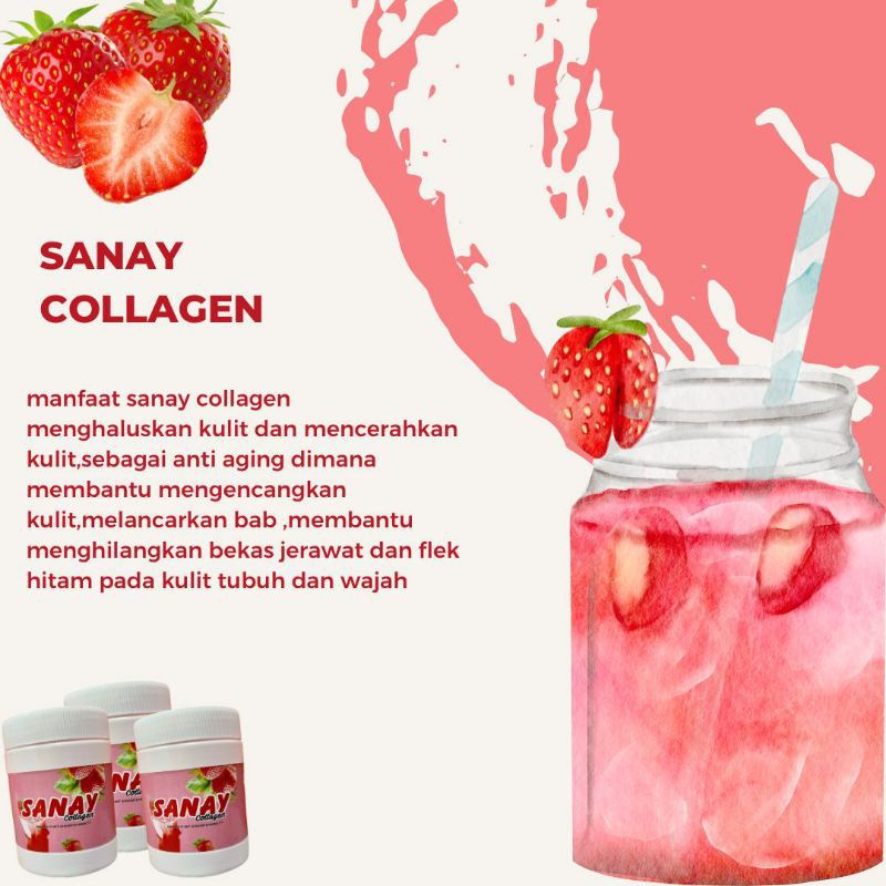 Jual Sanay collagen 250g | minuman serbuk sehat | Sanay marine collagen ...