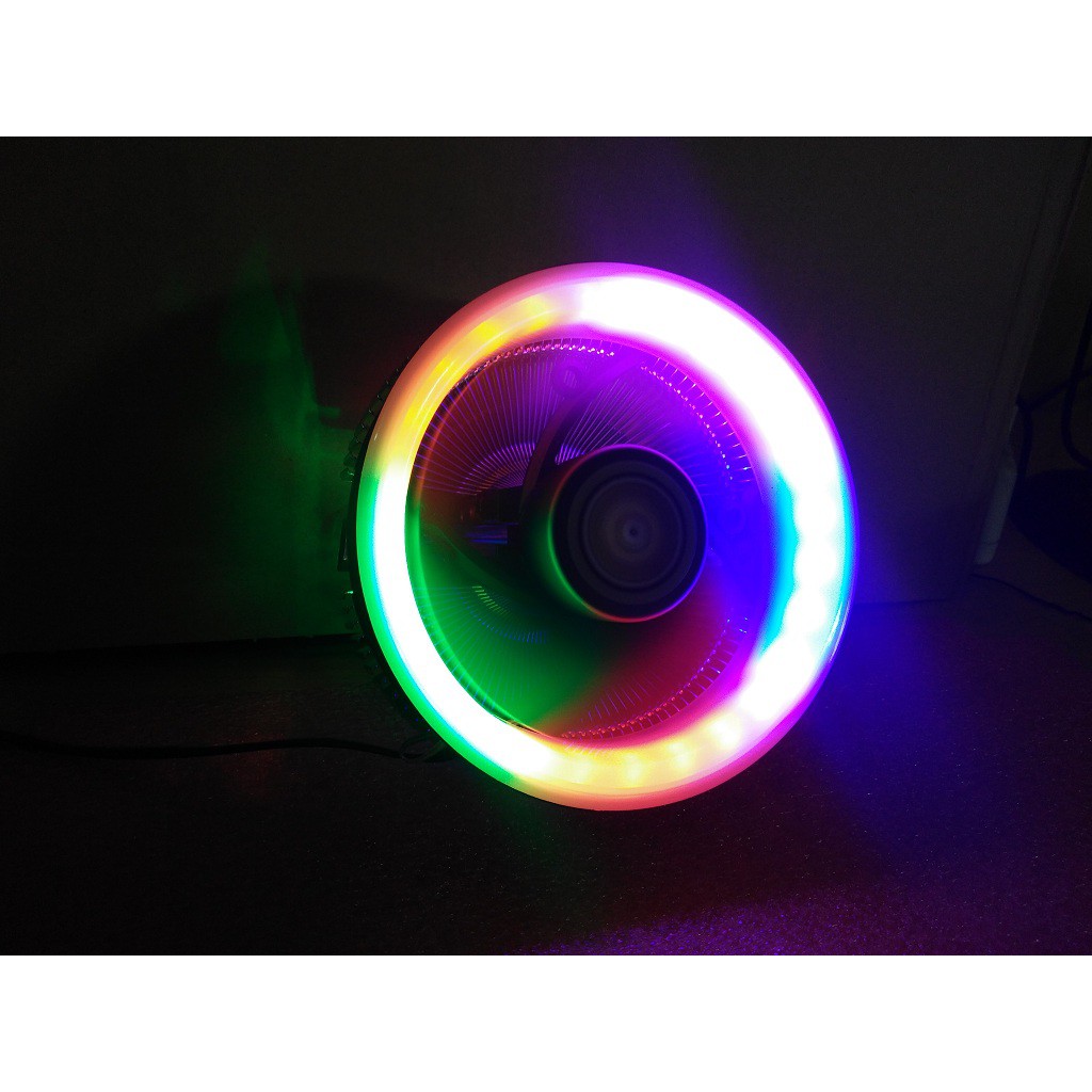 Jual Heatsink FAN HSF LED Rainbow RGB Pendingin CPU Processor AMD AM2 ...