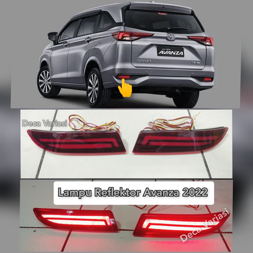 Jual Lampu Reflektor Bumper Belakang Avanza 2022 Lampu Led Reflektor ...