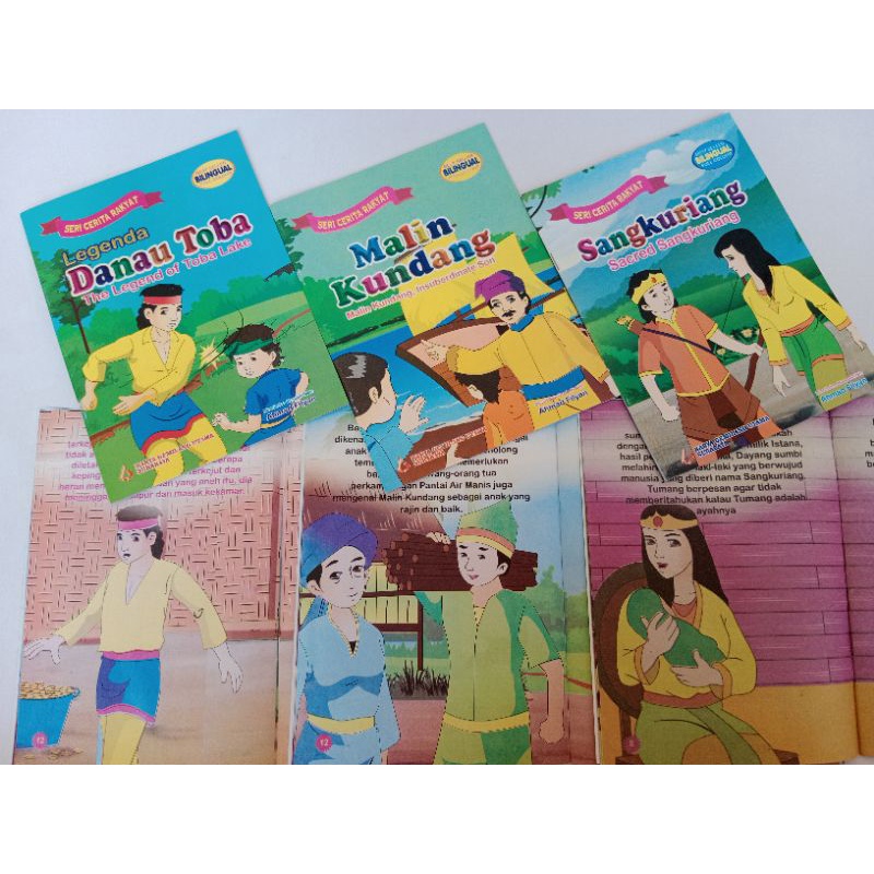 Jual Buku Cerita Anak Full Colour/ 2 Bahasa | Shopee Indonesia