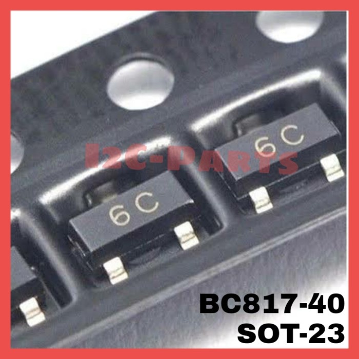 Jual BC817-40 6C NPN TRANSISTOR Bipolar BJT SMD BC817 SOT-23 0.5A 45V ...