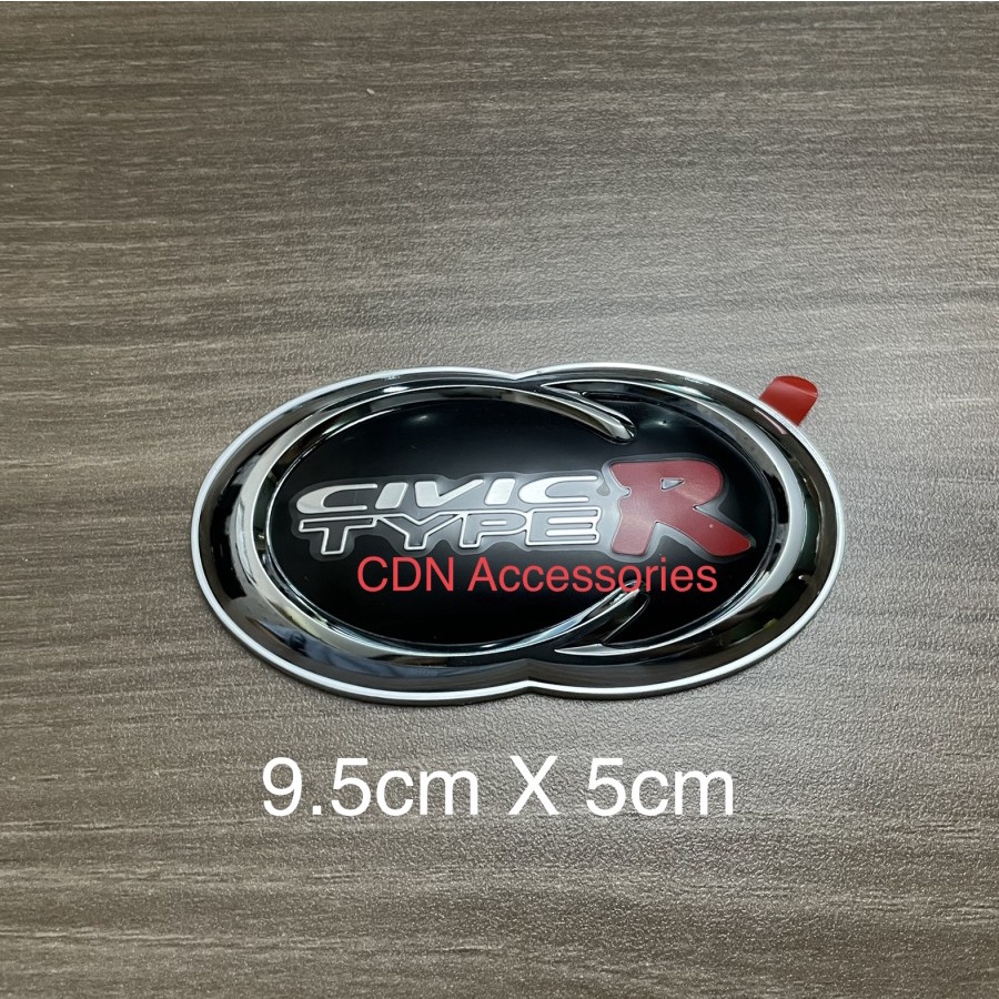 Jual Emblem Civic Type R/Logo Civic Type R/Emblem Honda Civic Type R ...