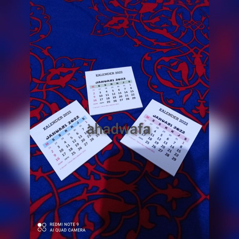 Jual Kalender mini magnet 2022 & 2023 custom | Shopee Indonesia