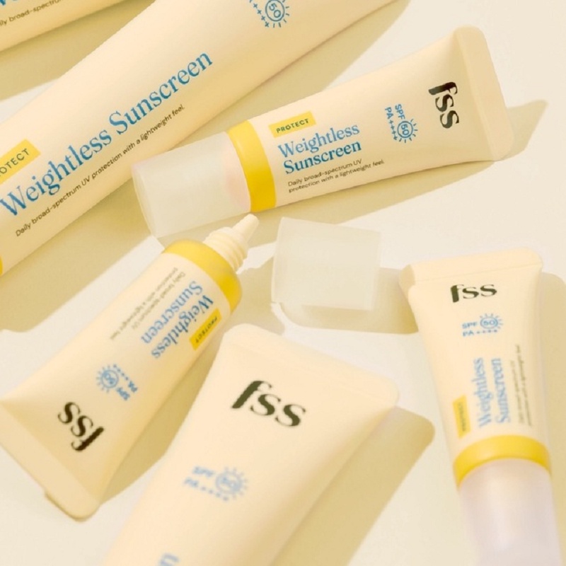 Jual FSS Weightless Sunscreen SPF 50 PA ++++ - 10ml | Shopee Indonesia