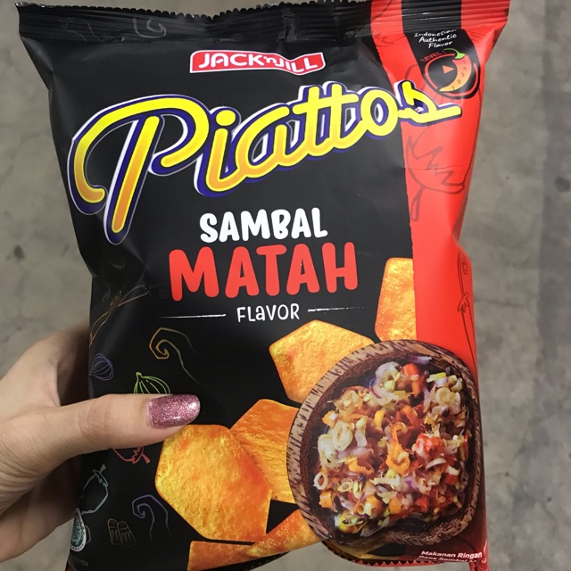 Jual Piattos rasa sambal matah / ayam geprek / iga penyet snack kripik ...