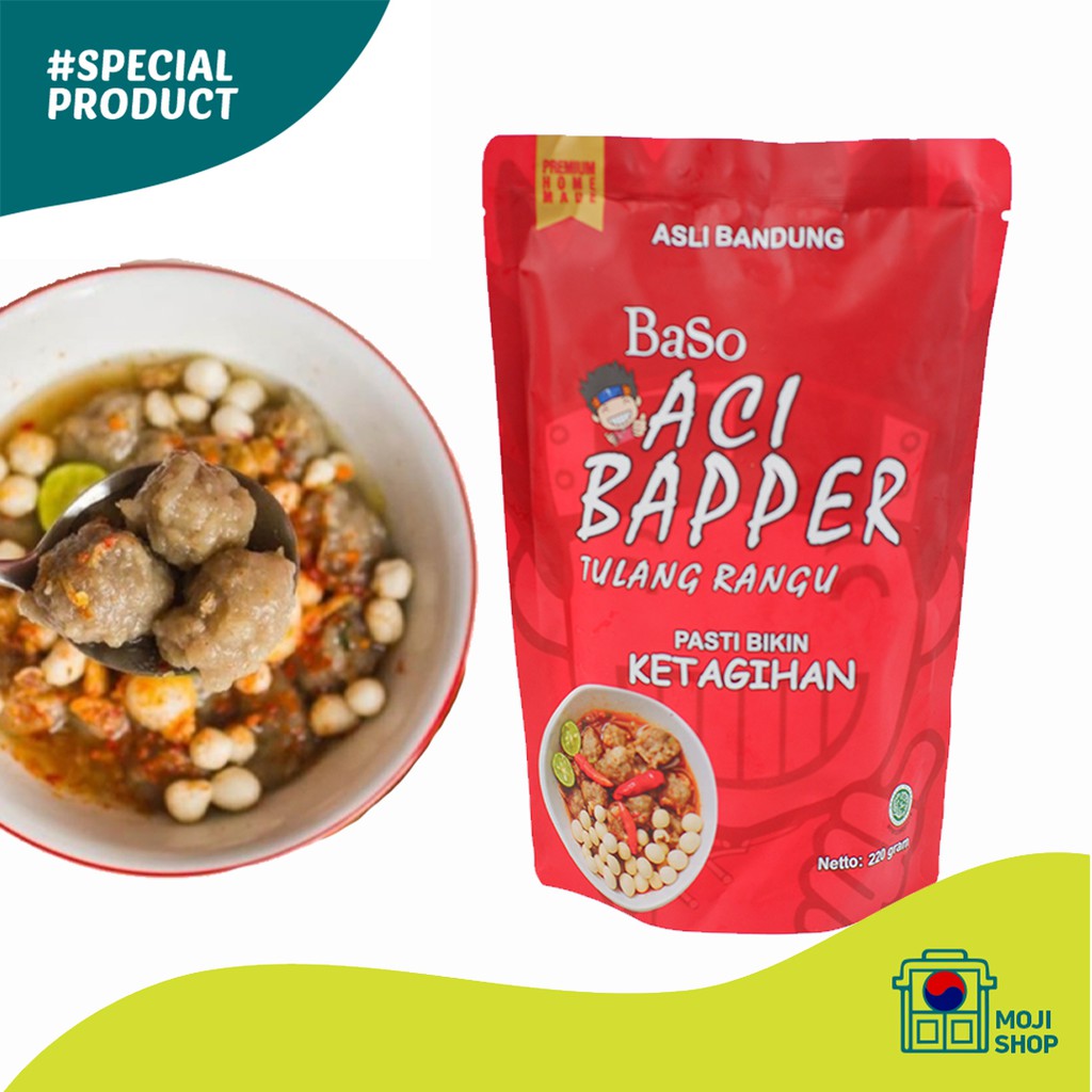 Jual Baso Aci Original Tulang Rangu By Bapper 220gr Bakso Aci Khas