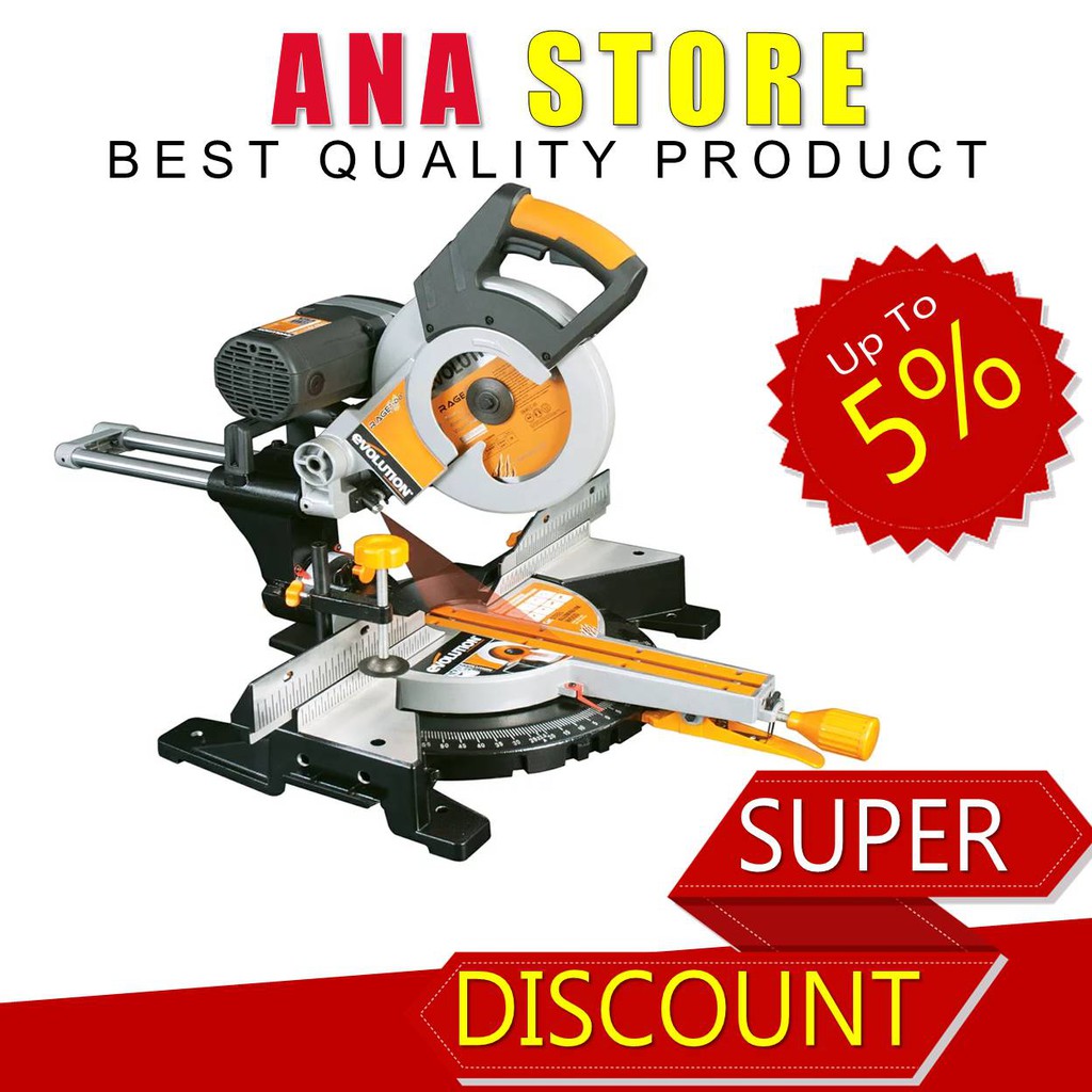 Jual Mesin Potong - Evolution Power Tools RAGE 3-DB 10-Inch | Shopee ...