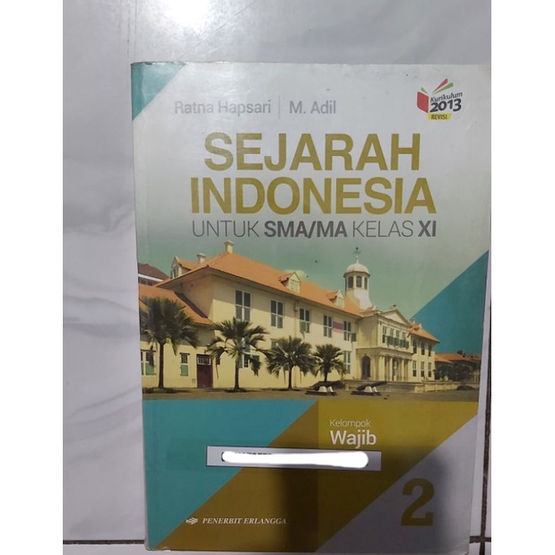 Jual Buku Sejarah Indonesia Kelas 2 SMA (Ratna Hapsari) | Shopee Indonesia